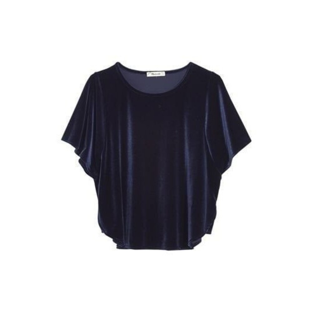NWT Madewell Velvet Butterfly Shirt
